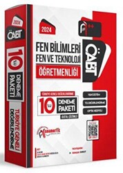 Anamorfik Yayınları 2024 ÖABT Fen Bilimleri Öğretmenliği Türkiye Geneli 10 Deneme Dijital Çözümlü - Anamorfik Yayınları