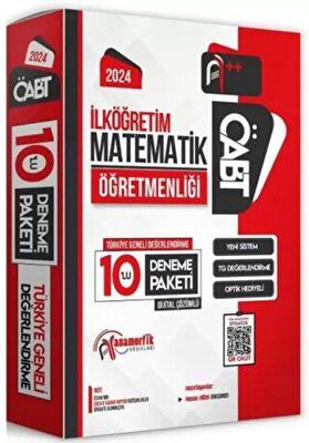 Anamorfik Yayınları 2024 ÖABT İlköğretim Matematik Öğretmenliği Türkiye Geneli 10 Deneme Dijital Çözümlü