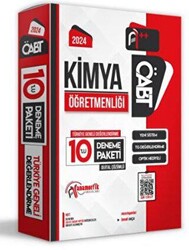 Anamorfik Yayınları 2024 ÖABT Kimya Öğretmenliği Türkiye Geneli 10 Deneme Dijital Çözümlü - Anamorfik Yayınları