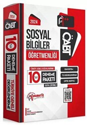 Anamorfik Yayınları 2024 ÖABT Sosyal Bilgiler Öğretmenliği Türkiye Geneli 10 Deneme Dijital Çözümlü - Anamorfik Yayınları