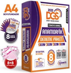 Anamorfik Yayınları 2025 DGS 8li Deneme Paketi Özgün Yeni Nesil Türkiye Geneli Kurumsal Çözümlü - Anamorfik Yayınları
