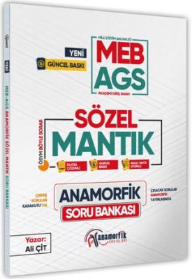 Anamorfik Yayınları 2025 MEB-AGS Anamorfik Sözel Mantık Soru Bankası - 1