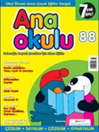 Anaokulu Sayı: 88 Anne-Çocuk Eğitim Dergisi