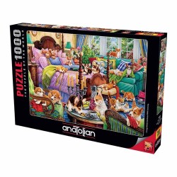 Anatolian 1000 Parçalık Puzzle - Pijama Partisi - Anatolian