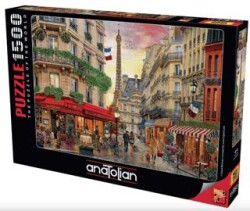 Cafe Eiffel 1500 Parça Puzzle - Anatolian