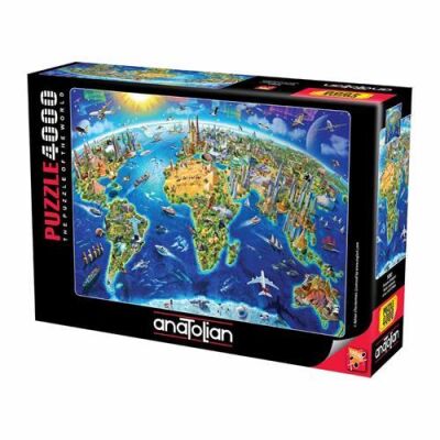 Anatolian Dünyanın Simgeleri 4000 Parça Puzzle - 1