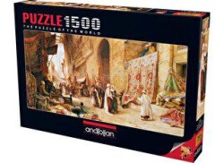 Anatolian Puzzle 1500 Parça Kahire`De Halı Pazarı - Anatolian