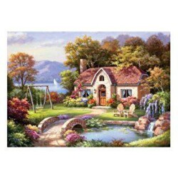 Anatolian Puzzle 1500 Parça Taş Köprü Konağı - Anatolian