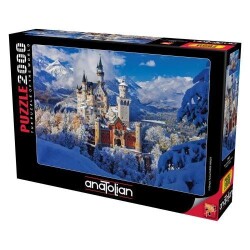 Anatolian Puzzle 2000 Parça Neuschwanstein Castle - Anatolian