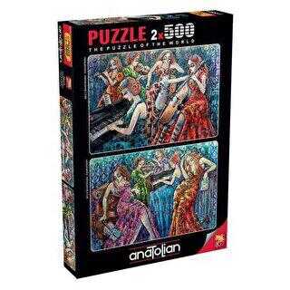 Anatolian Puzzle 2x500 Parça Renkli Notalar 1-2