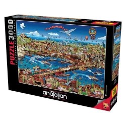 Anatolian Puzzle 3000 Parça Istanbul 1895 - Anatolian
