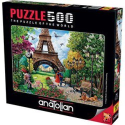Anatolian Puzzle Paris Baharı 500 Parça Puzzle 3627 - Anatolian