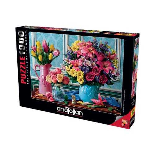 Anatolian Puzzle Rengarenk Buketler 1000 Parça Puzzle 1130