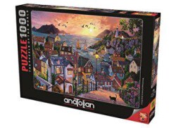 Anatolian Puzzle Sahilde Günbatımı 1000 Parça - Anatolian