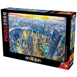 Anatolian Puzzle Şanghay 2000 Parça Puzzle 3962 - Anatolian