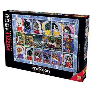 Anatolian Puzzle Yeni Yıl Kedileri 1000 Parça - 1
