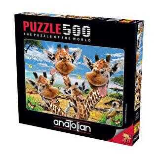 Anatolian Puzzle Zürafa Selfisi 500 Parça