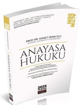 Anayasa Hukuku Konu Anlatımı Altın Seri - 1