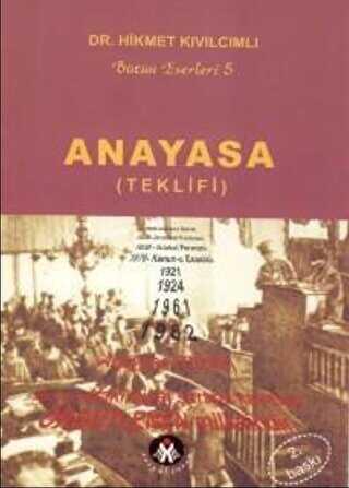 Anayasa Teklifi - Sosyal İnsan Yayınları