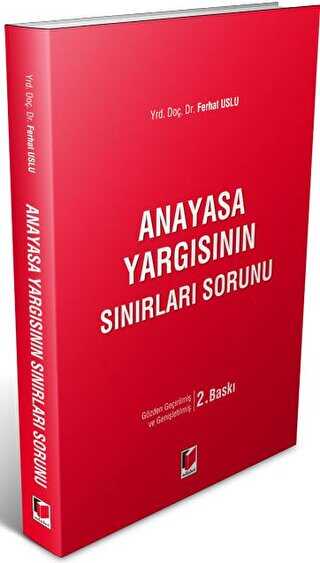 Anayasa Yargısının Sınırları Sorunu - Adalet Yayınevi