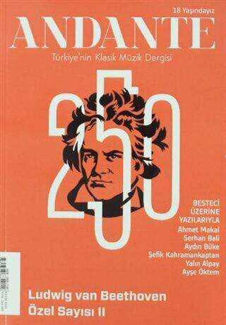Andante Müzik Dergisi Yıl: 17 Sayı: 169 Kasım 2020