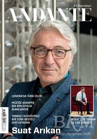 Andante Müzik Dergisi Yıl: 19 Sayı: 187 Mayıs 2022