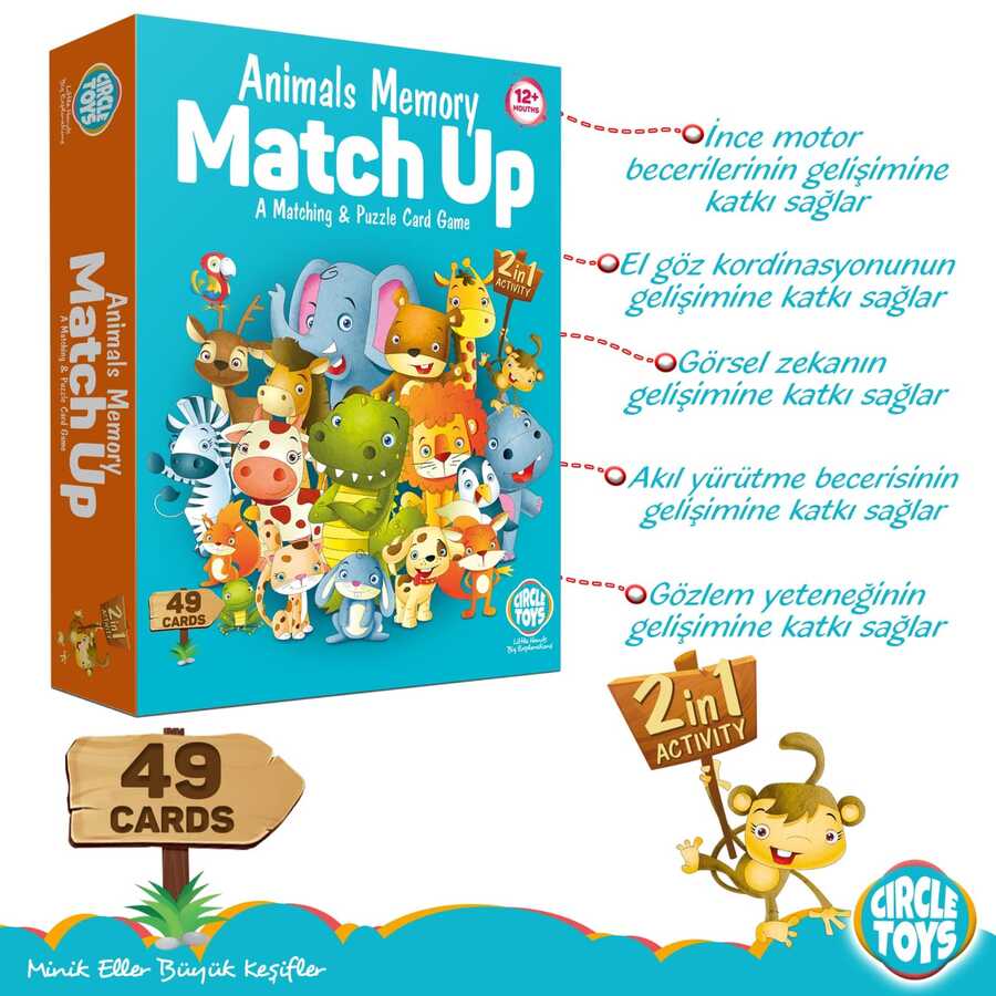 Animals Memory Match Up - 1