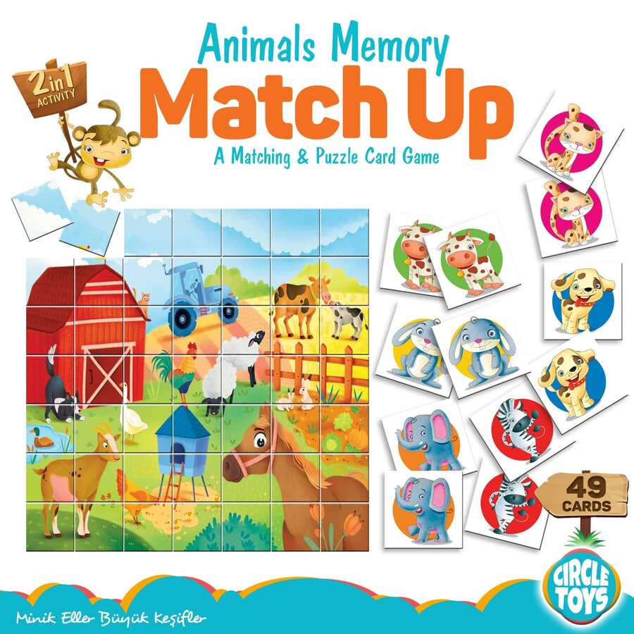 Animals Memory Match Up - 2