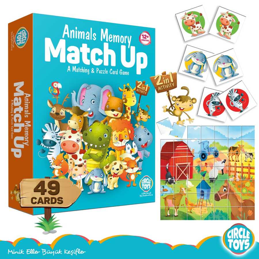 Animals Memory Match Up - 4