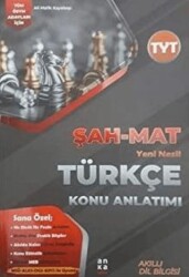 Anka Eğitim Yayınları TYT Türkçe Şah-Mat Yeni Nesil Konu Anlatımı - Anka Eğitim Yayınları
