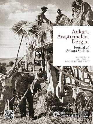 Ankara Araştırmaları Dergisi Cilt: 5 Sayı: 1 - Journal of Ankara Studies