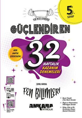 5. Sınıf Güçlendiren 32 Haftalık Fen Bilimleri Kazanım Denemeleri - 1