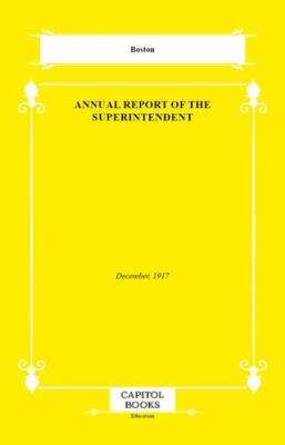 Annual Report of the Superintendent - 1