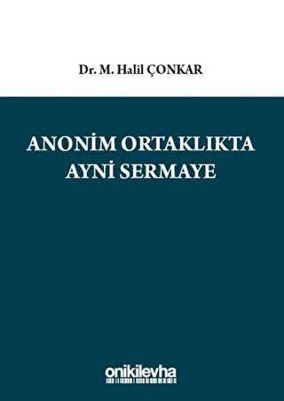 Anonim Ortaklıkta Ayni Sermaye - On İki Levha Yayınları