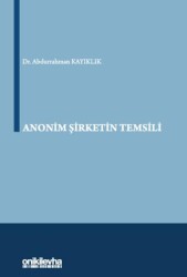 Anonim Şirketin Temsili - On İki Levha Yayınları