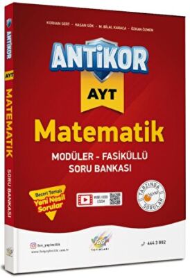Antikor Yayınları AYT Matematik Soru Bankası - 1