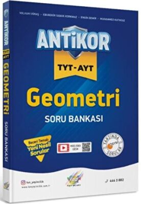 Antikor Yayınları TYT-AYT Geometri Soru Bankası - 1