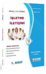 AÖF 1. Sınıf İşletme İletişimi Konu Anlatımlı Kod: 1182 - Egem Eğitim Yayınları