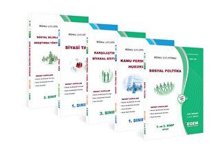 AÖF 3. Sınıf ve 1. Sınıf Siyaset Bilimi ve Kamu Yönetimi Güz Dönemi 5. Yarıyıl Konu Anlatımlı Soru Bankası 312 - 1