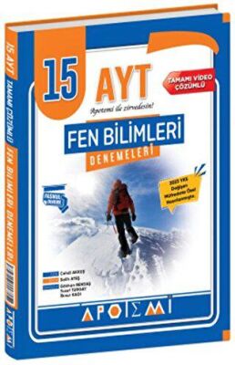 Apotemi Yayınları AYT Fen Bilimleri 15 li Deneme Özel Bask - 1