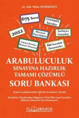Platon Hukuk Arabuluculuk Sınavına Hazırlık Tamamı Çözümlü Soru Bankası - 1