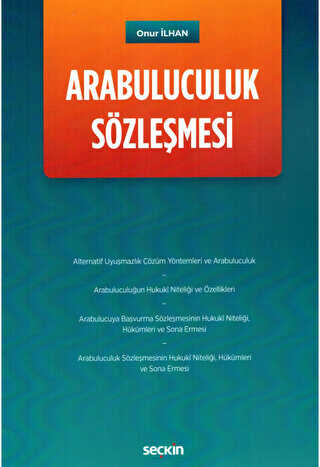 Arabuluculuk Sözleşmesi - Seçkin Yayıncılık