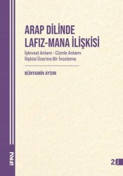 Arap Dilinde Lafız - Mana İlişkisi - Marmara Üniversitesi İlahiyat Fakültesi Vakfı