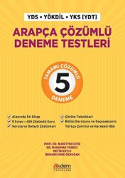 Akdem Yayınları Arapça Çözümlü Deneme Testleri - Akdem Yayınları