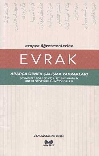 Arapça Öğretmenlerine Evrak - Muarrib