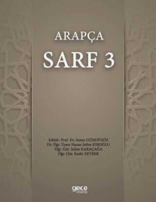 Arapça Sarf 3 - Gece Kitaplığı