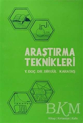 Araştırma Teknikleri - Çağlayan Kitabevi