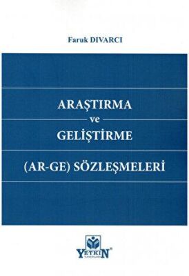 Araştırma ve Geliştirme Ar-Ge Sözleşmeleri - 1