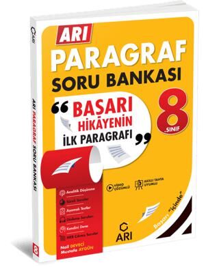 Arı Yayıncılık 8. Sınıf Arı Paragraf Soru Bankası - 1