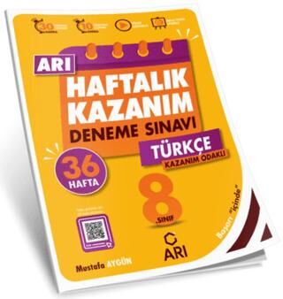 8. Sınıf Türkçe Haftalık Kazanım Deneme Sınavı - 1